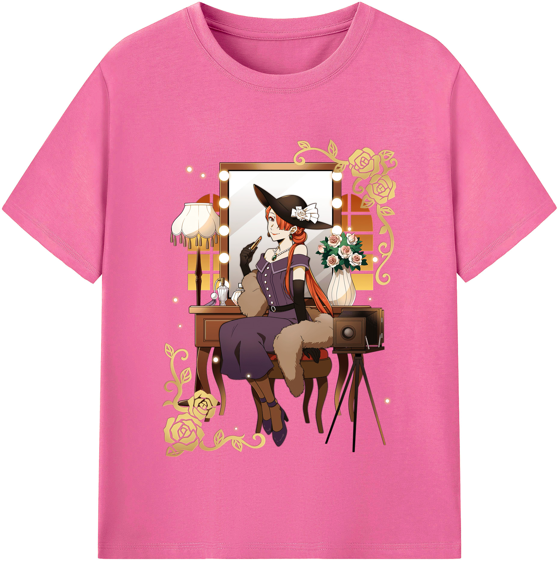 （画像用） 文豪ストレイドッグス Bungo Stray Dogs レディースカジュアルプリントTシャツ（綿100％）